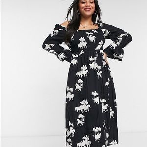Never Fully Dressed Horse Print Maxi Dress